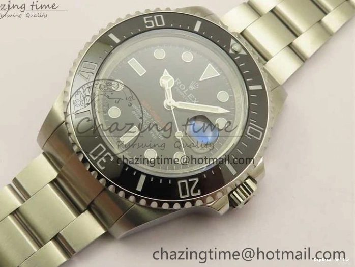 0128 Sea-Dweller 2017 Baselworld 126600 3EF 1:1 Best Edition Black Dial on SS Bracelet A3235 Clone SmoothTexture 2487